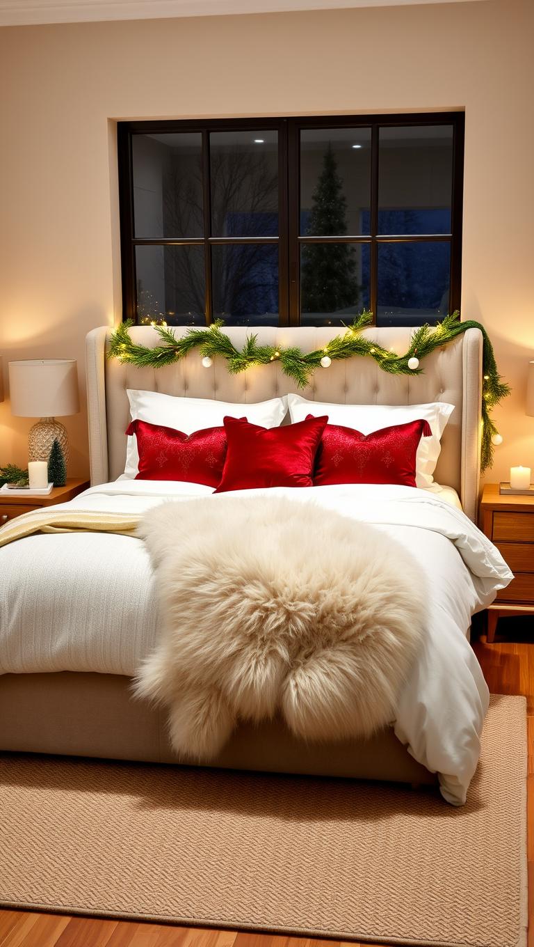 10. Velvet and Metallic Accent Pillows