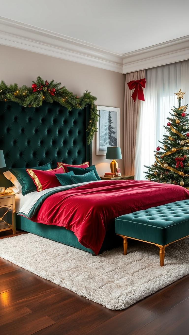 11. Velvet textures for luxury and warmth