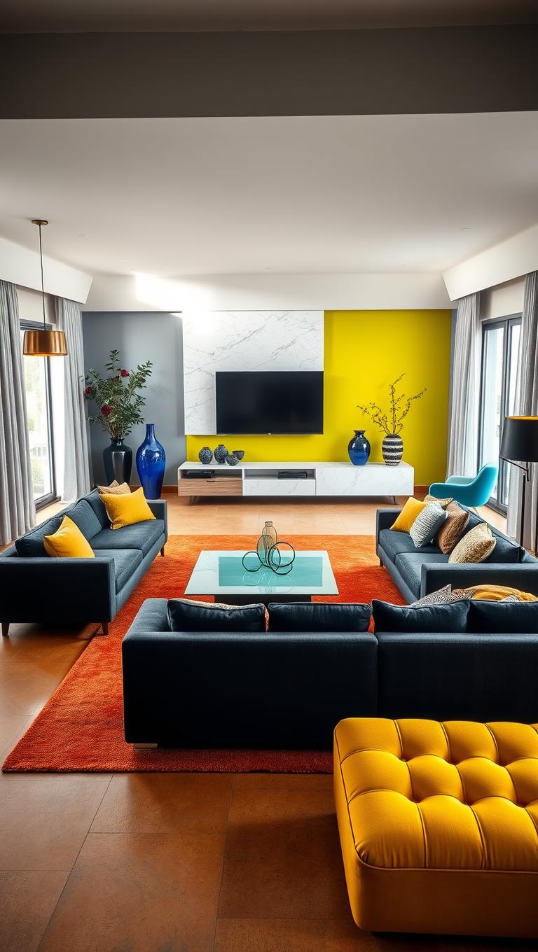 12. Bold Accent Colors