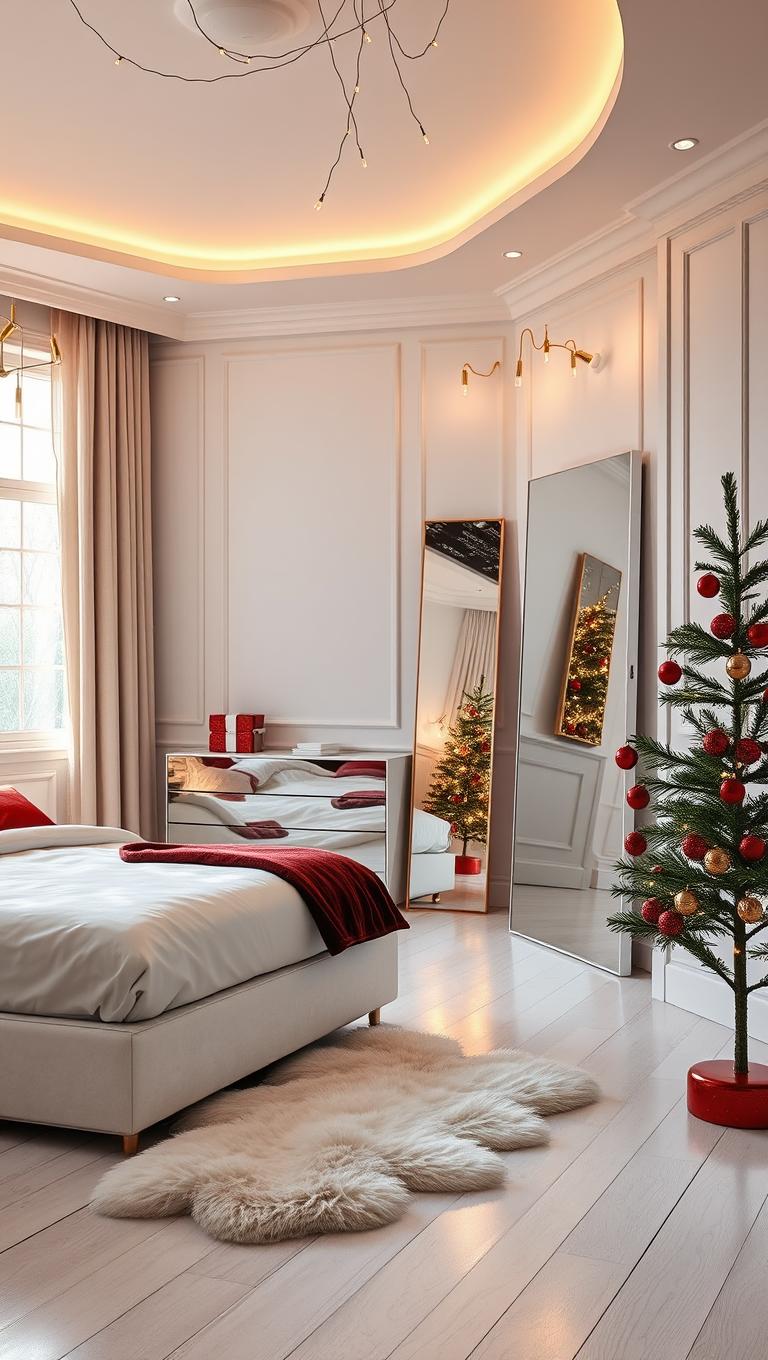 14. Mirrored Surfaces to Reflect Lights