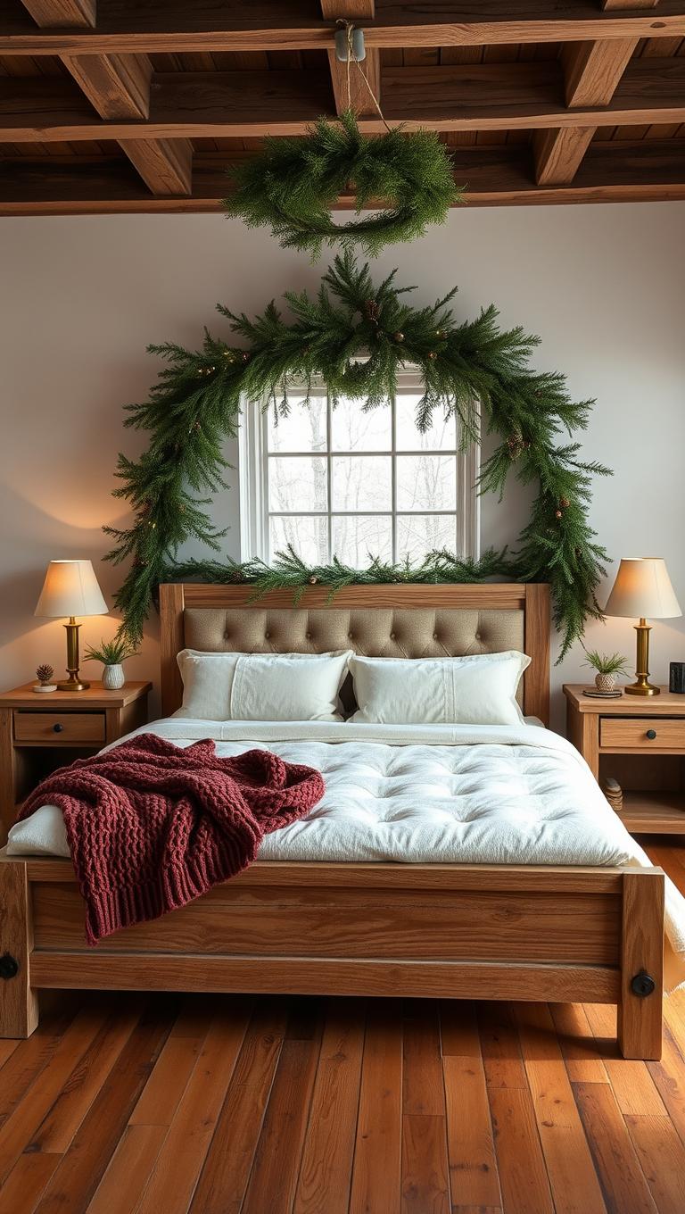 14. Weathered Wood Elements and Greenery