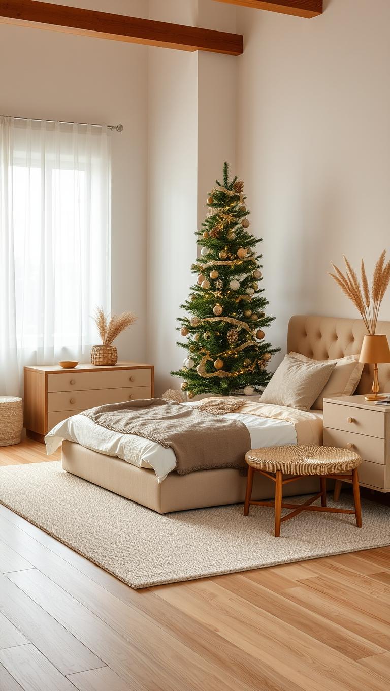 15. Neutral beige palette tree