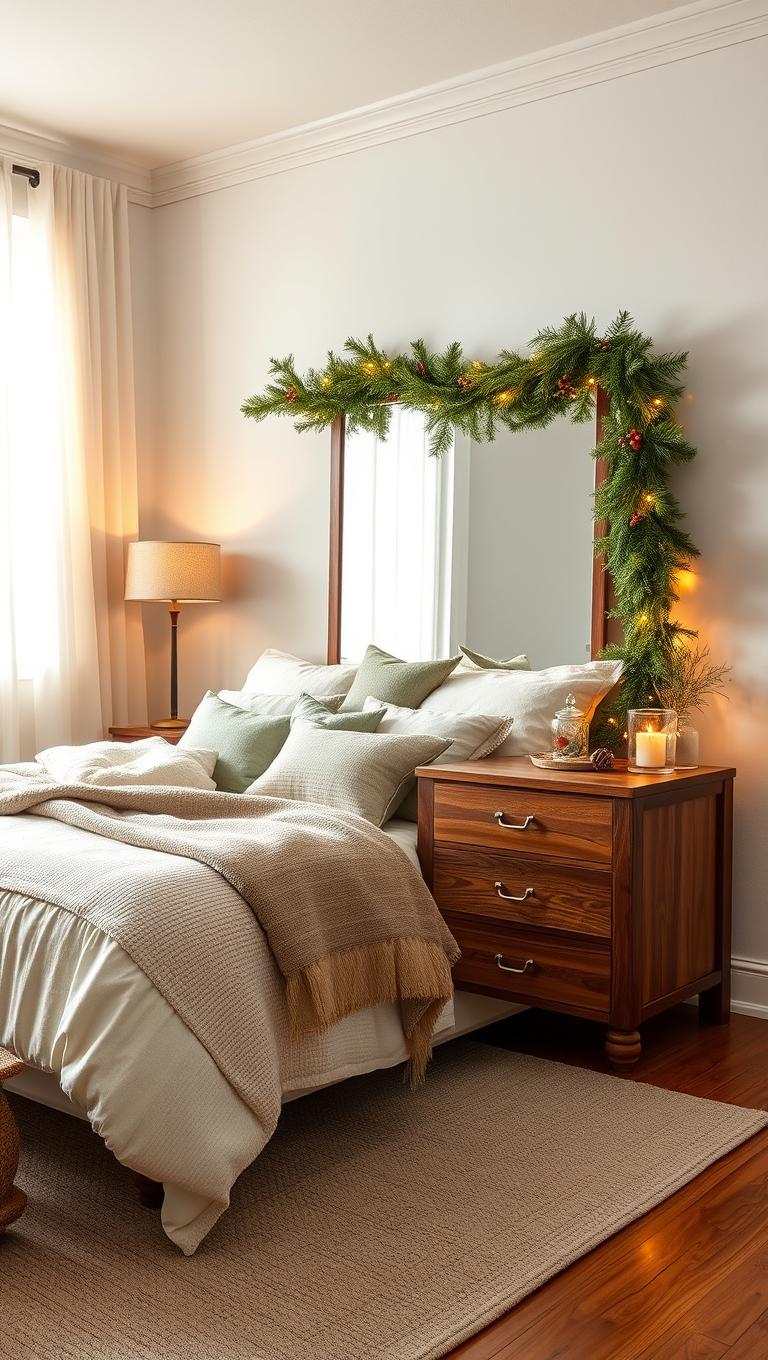 16. Pine Garland with Integrated Lights