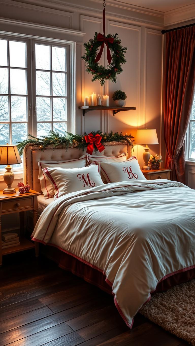 17. Personalization with Monogrammed Linens