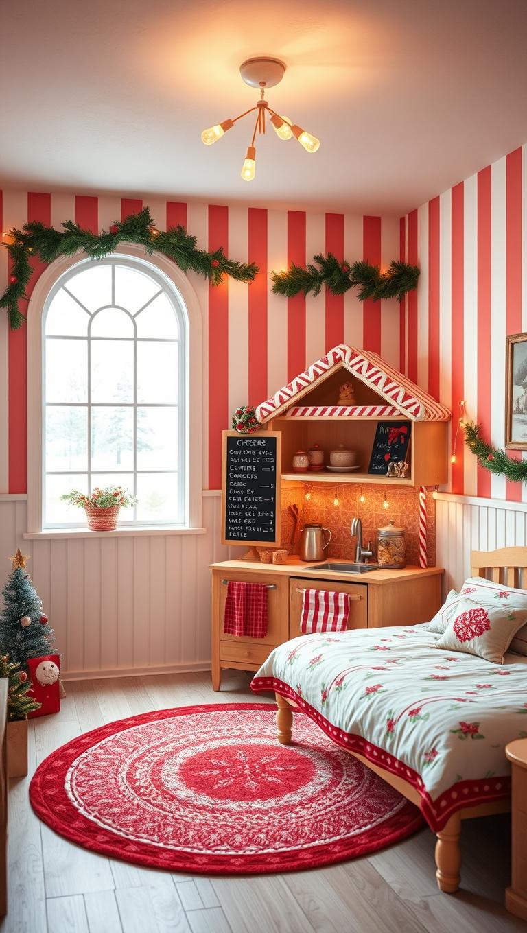 18. Gingerbread Kitchen Play Corner