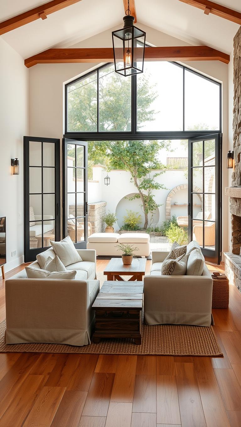 18. Outdoor Indoor Flow with French Doors