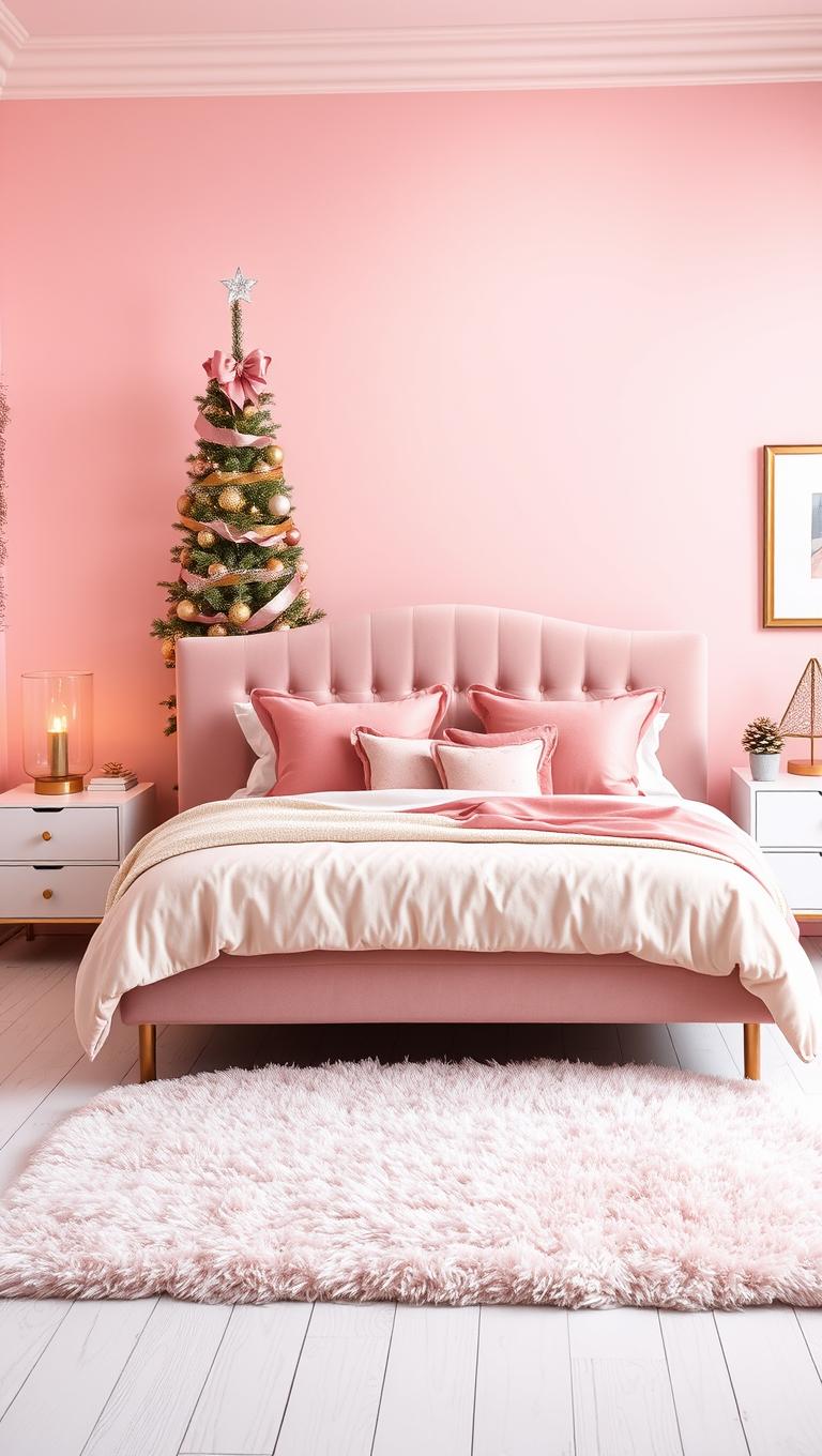 18. Pink and Metallic Decor Ornaments