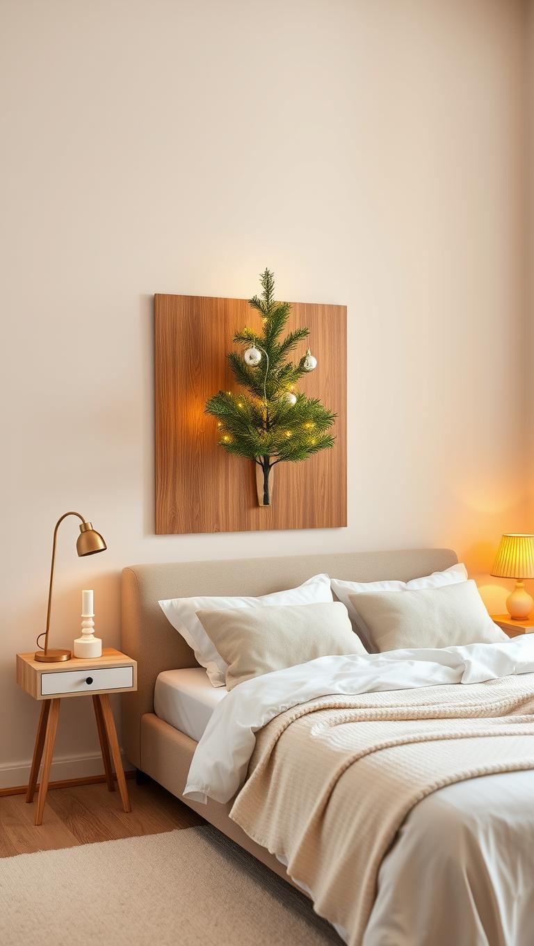 2. Wall mounted mini tree