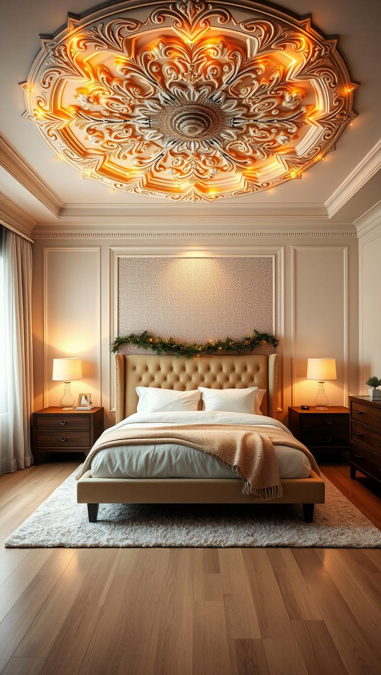 20. Ceiling Medallion Focus