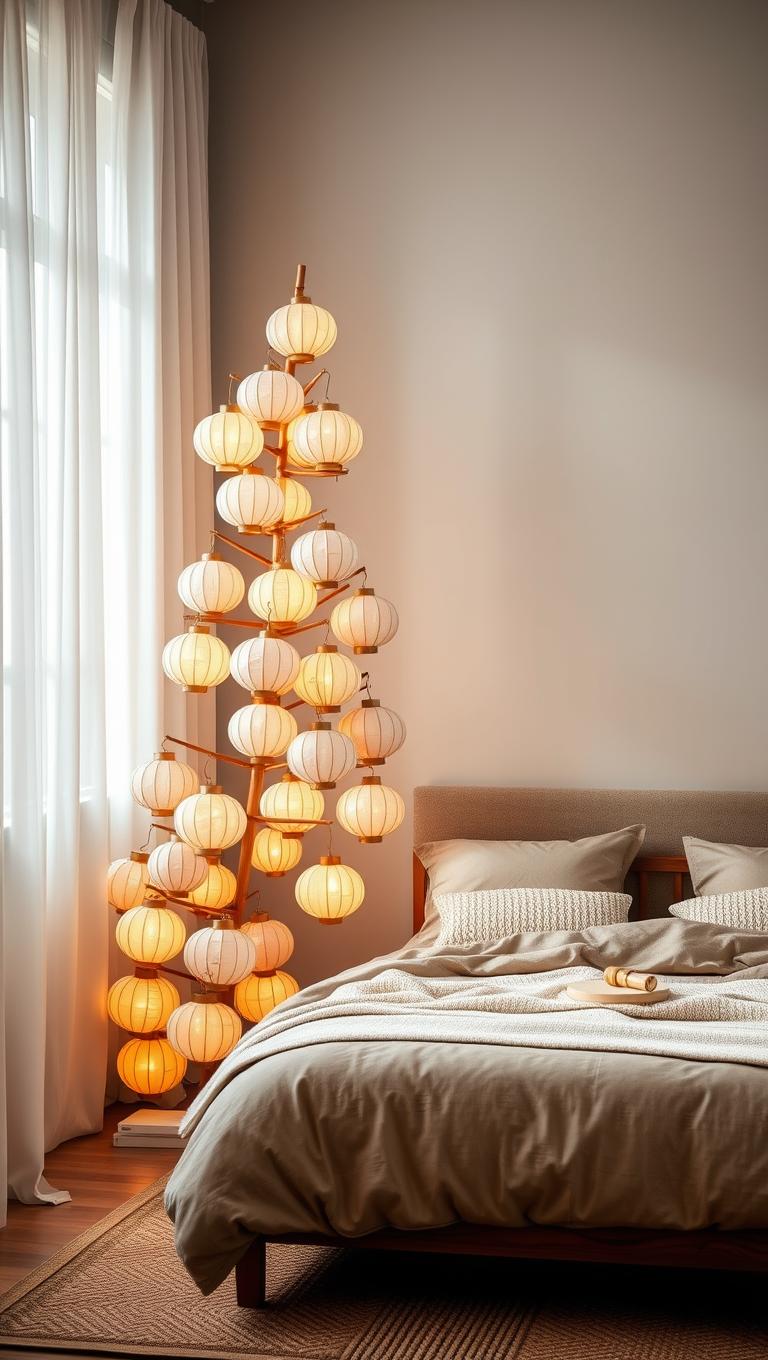 20. Paper lantern tree