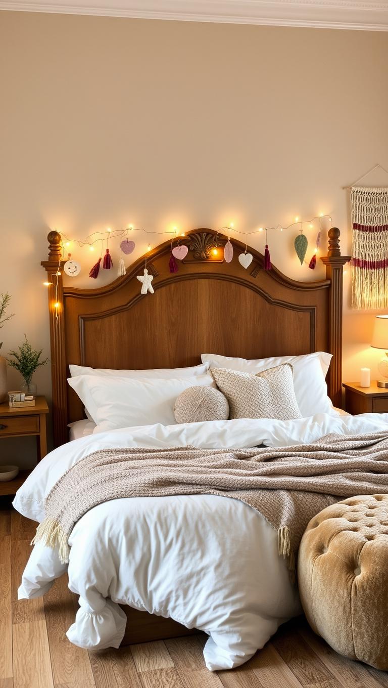 21. Felt ornament garland