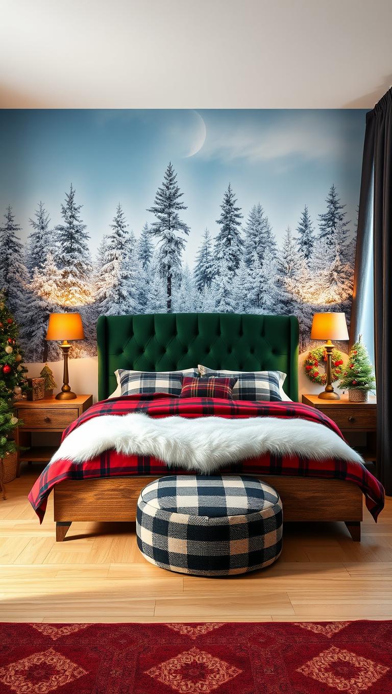 21. Winter Landscape Wall Mural