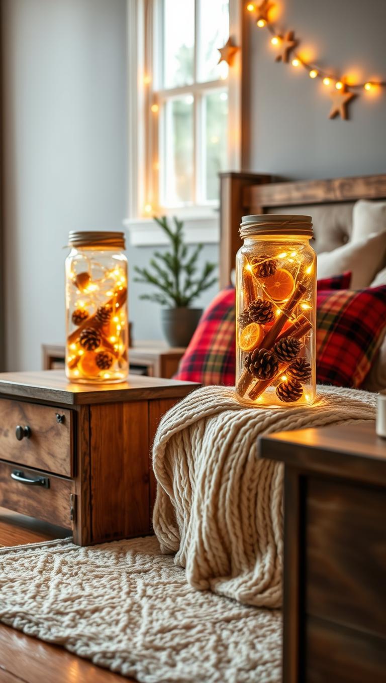 23. LED jars for nightstand lamps