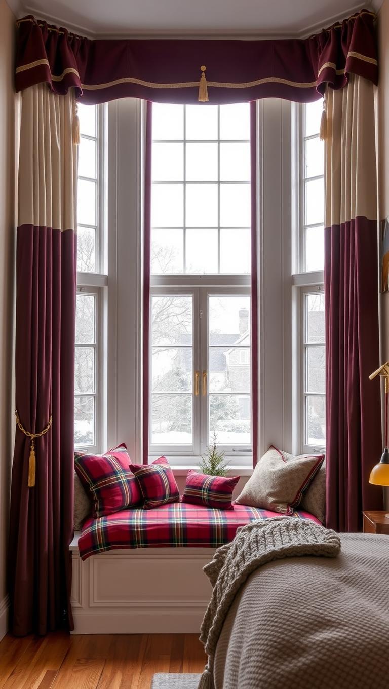 24. Coordinated Curtains and Windows