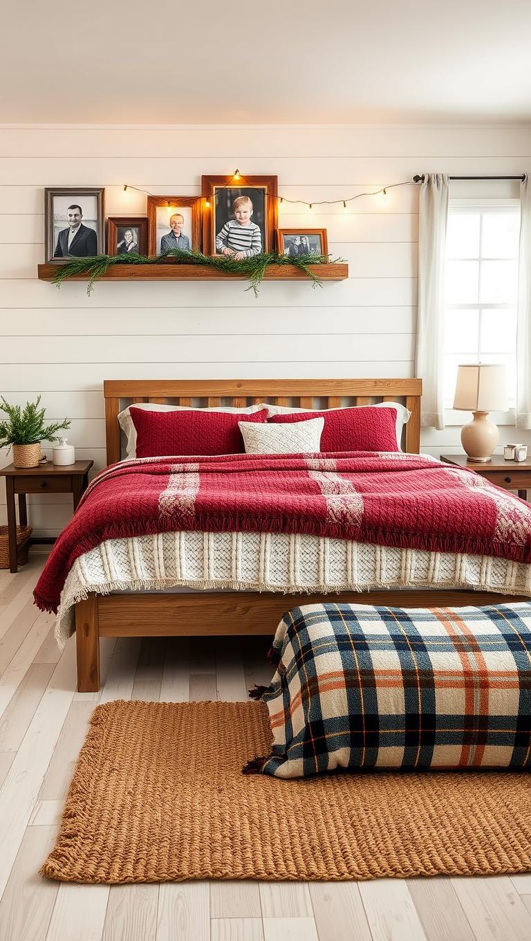 25. Personal Photographs with Rustic Frames