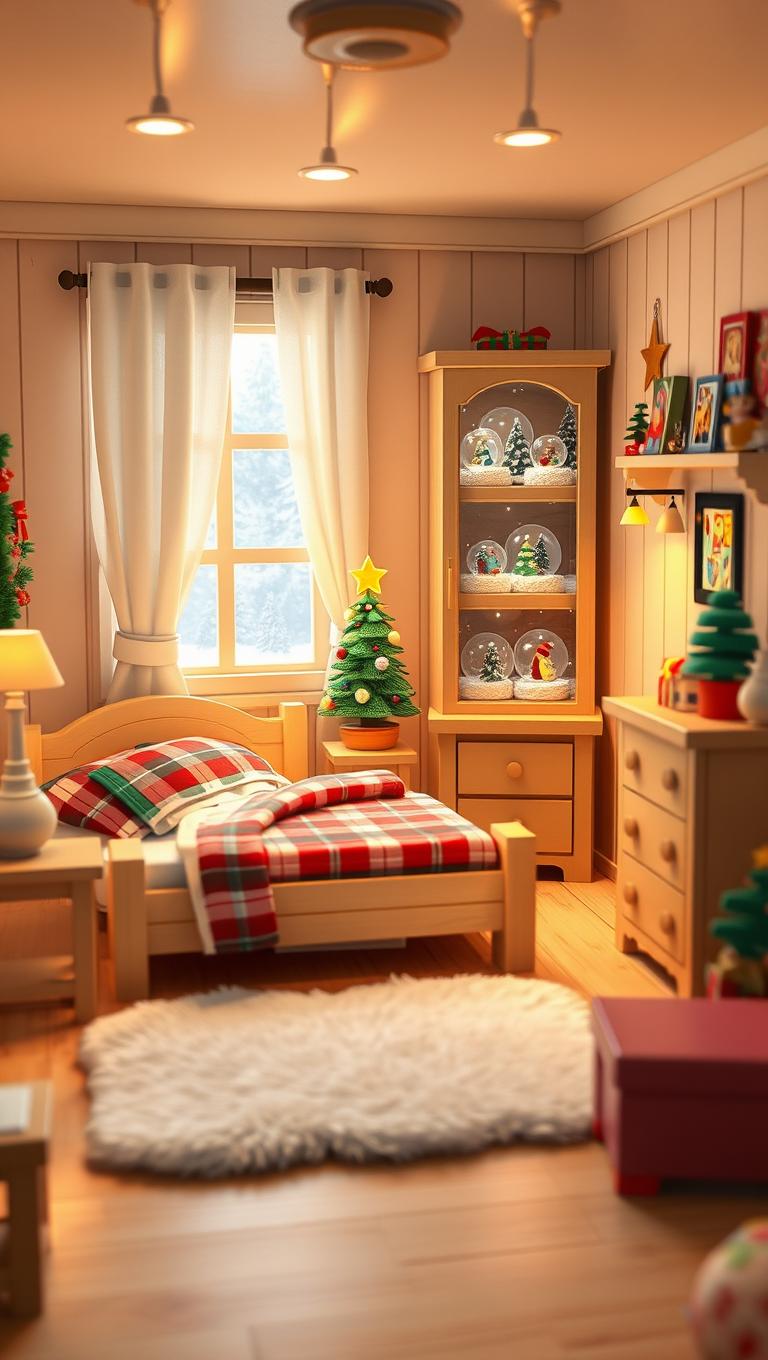 25. Snow Globe Collection Display