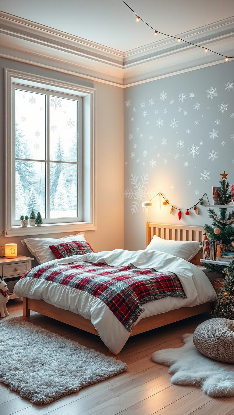 25. Snowflake Window Clings