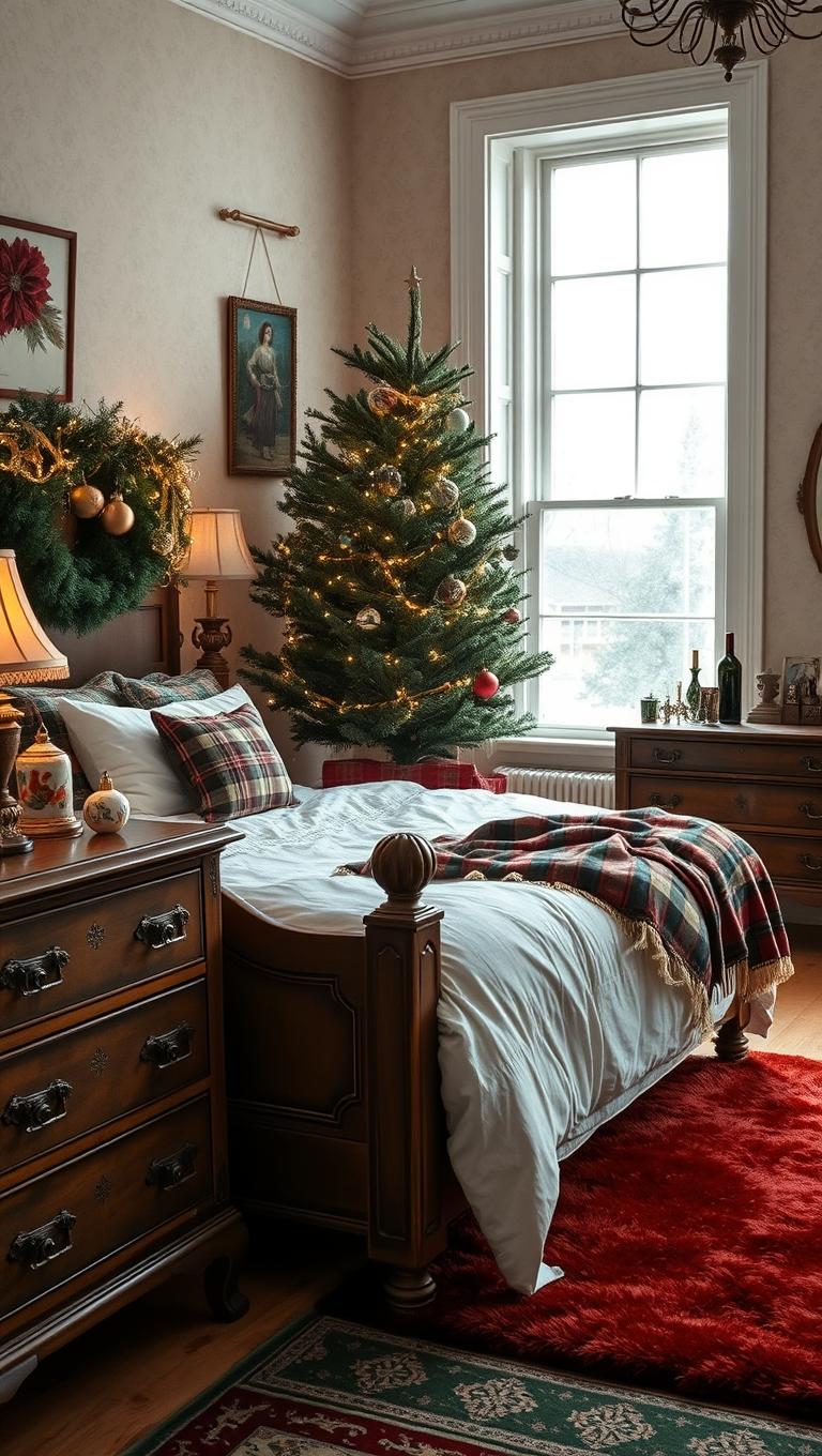 27. Heirloom Ornaments as Decor