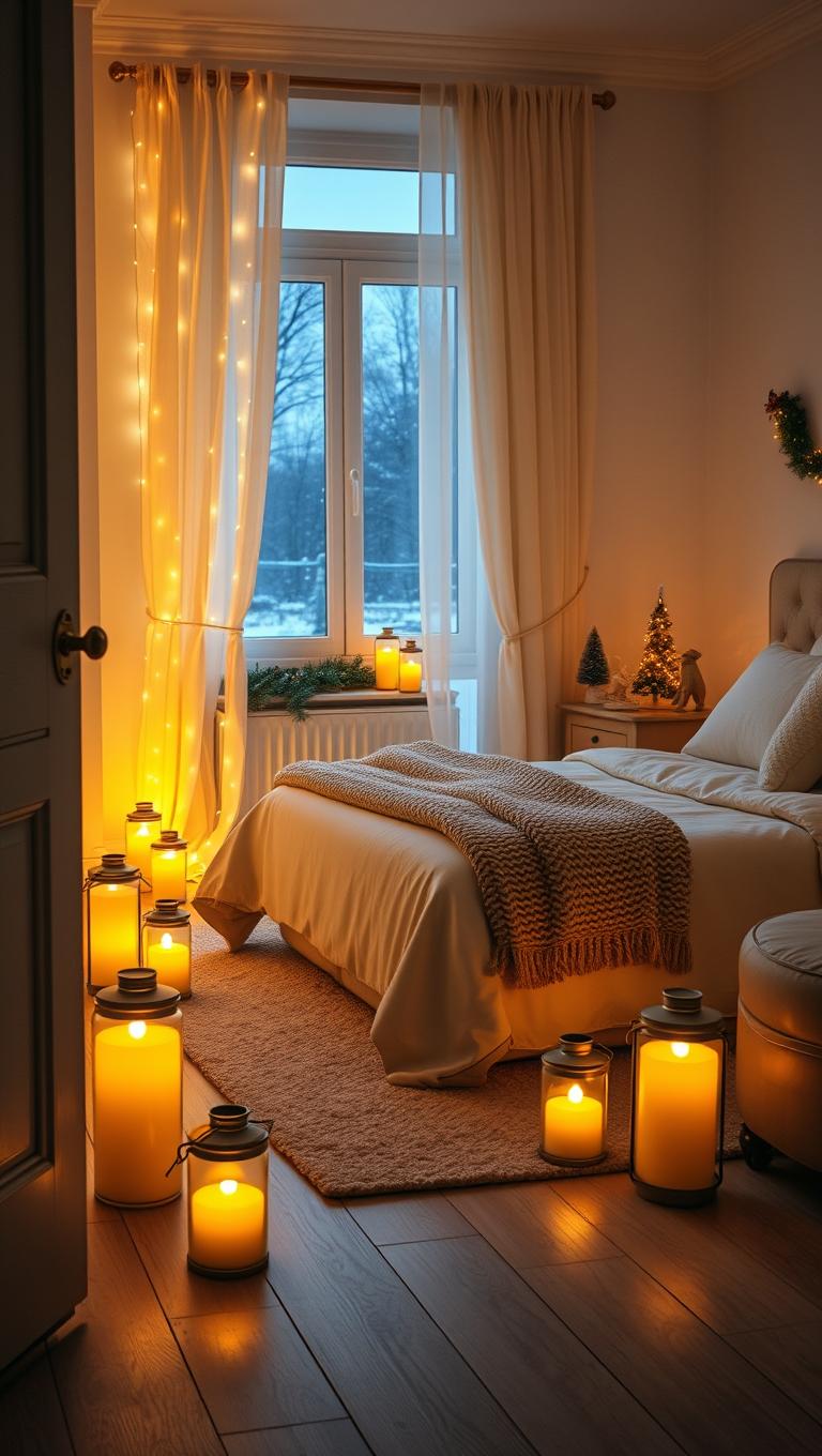 28. Lanterns on the Floor Glow