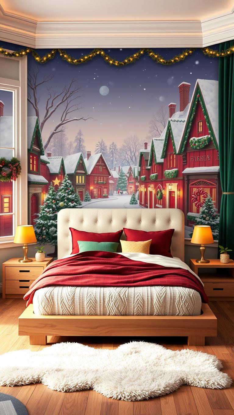 28. Wall to Wall Holiday Mural