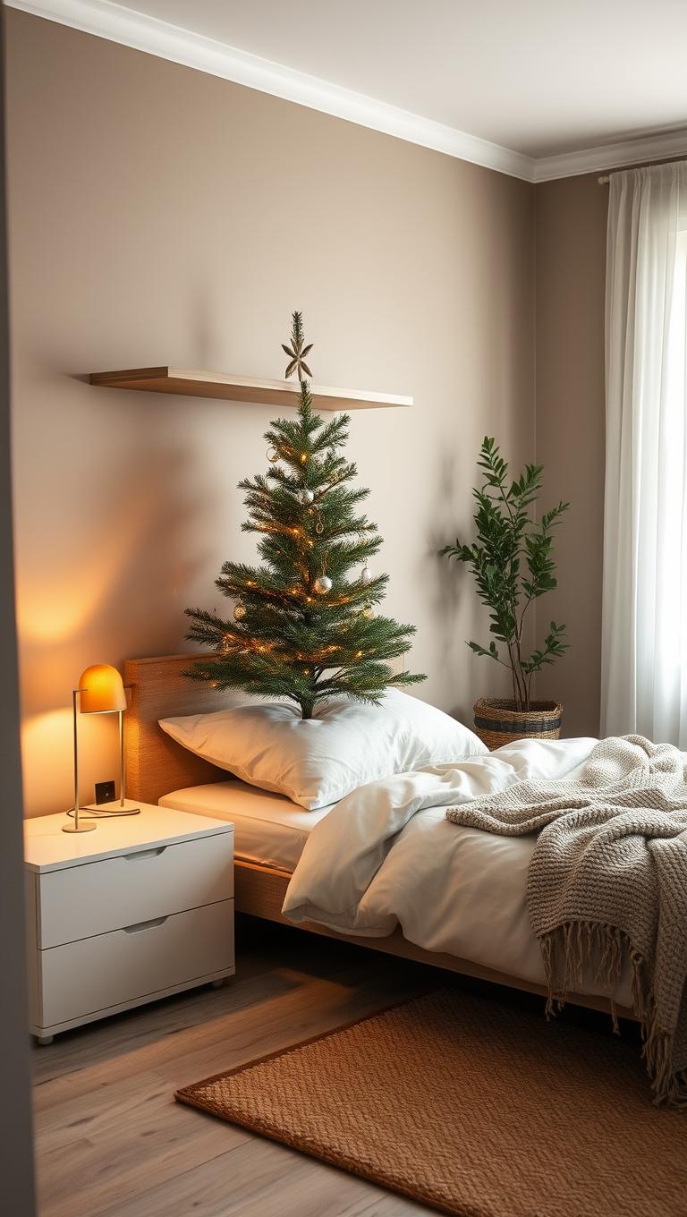 3. Floating shelf tree