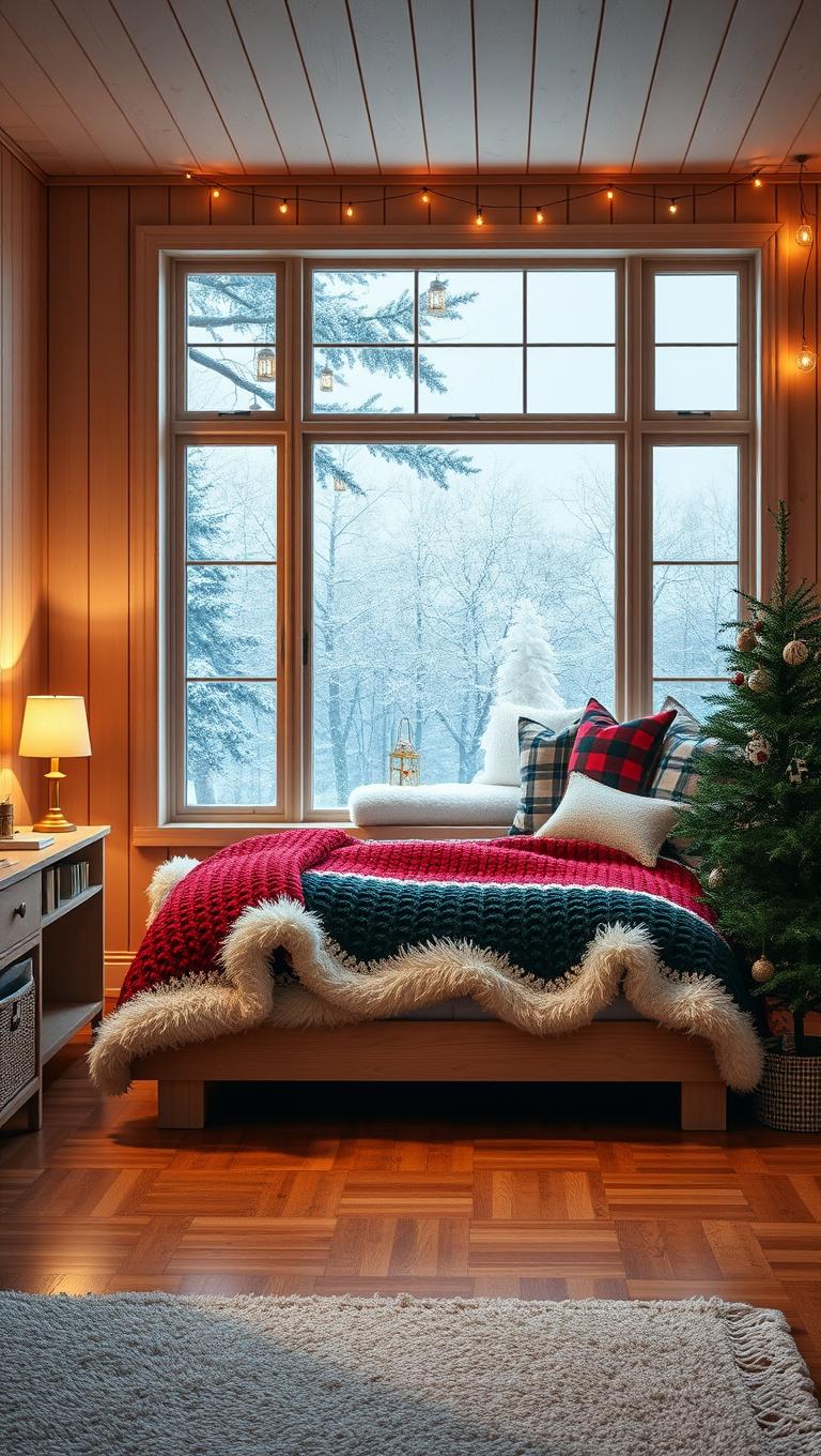 3. Snowy Window Scenes