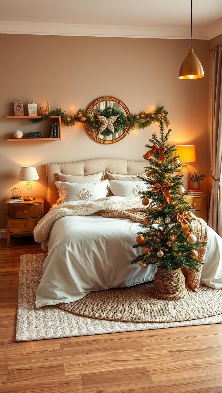 31. Warm Metallic Accents