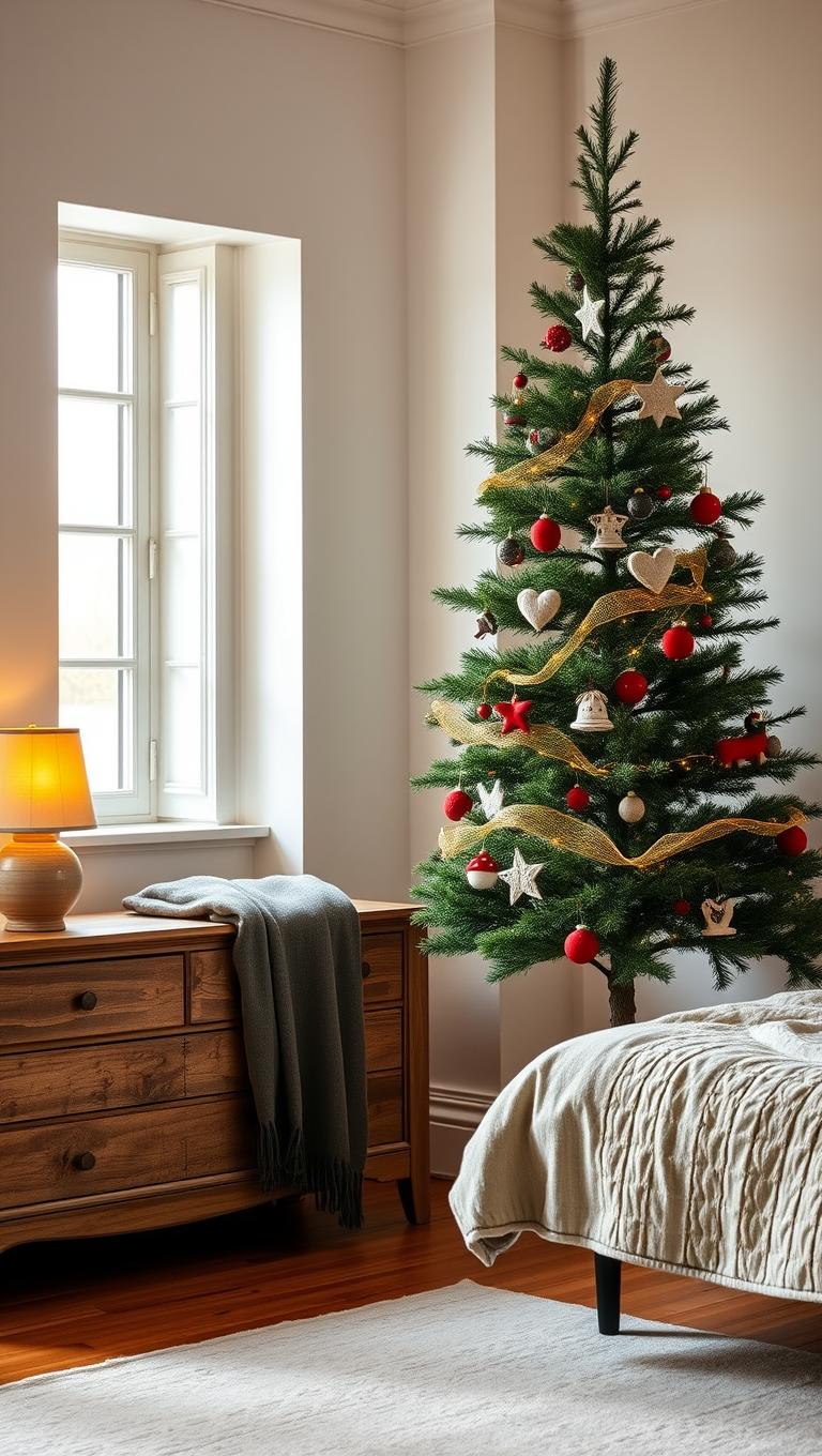 31. Wool felt ornaments tree