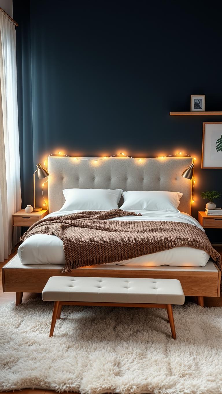 32. Lighted Bed Frame Accent