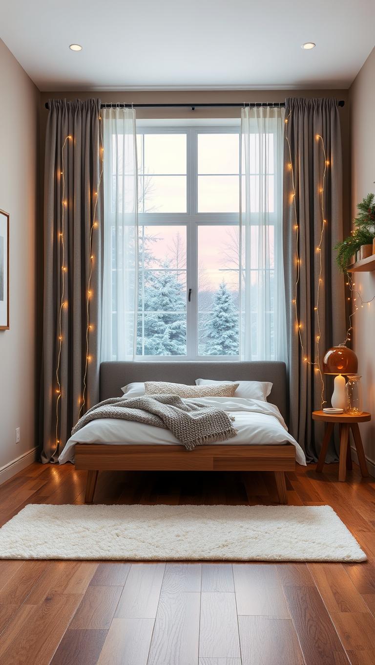 33. Twilight Curtain Tiebacks with Lights