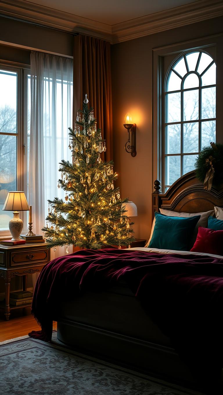 34. Vintage chandelier tree