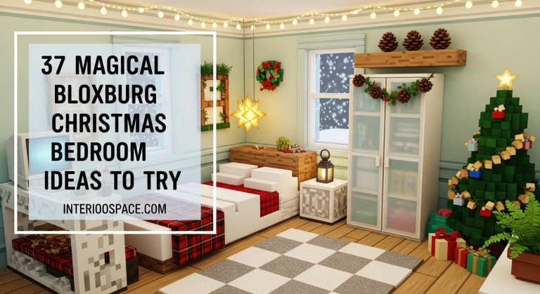 37 Magical Bloxburg Christmas Bedroom Ideas to Try