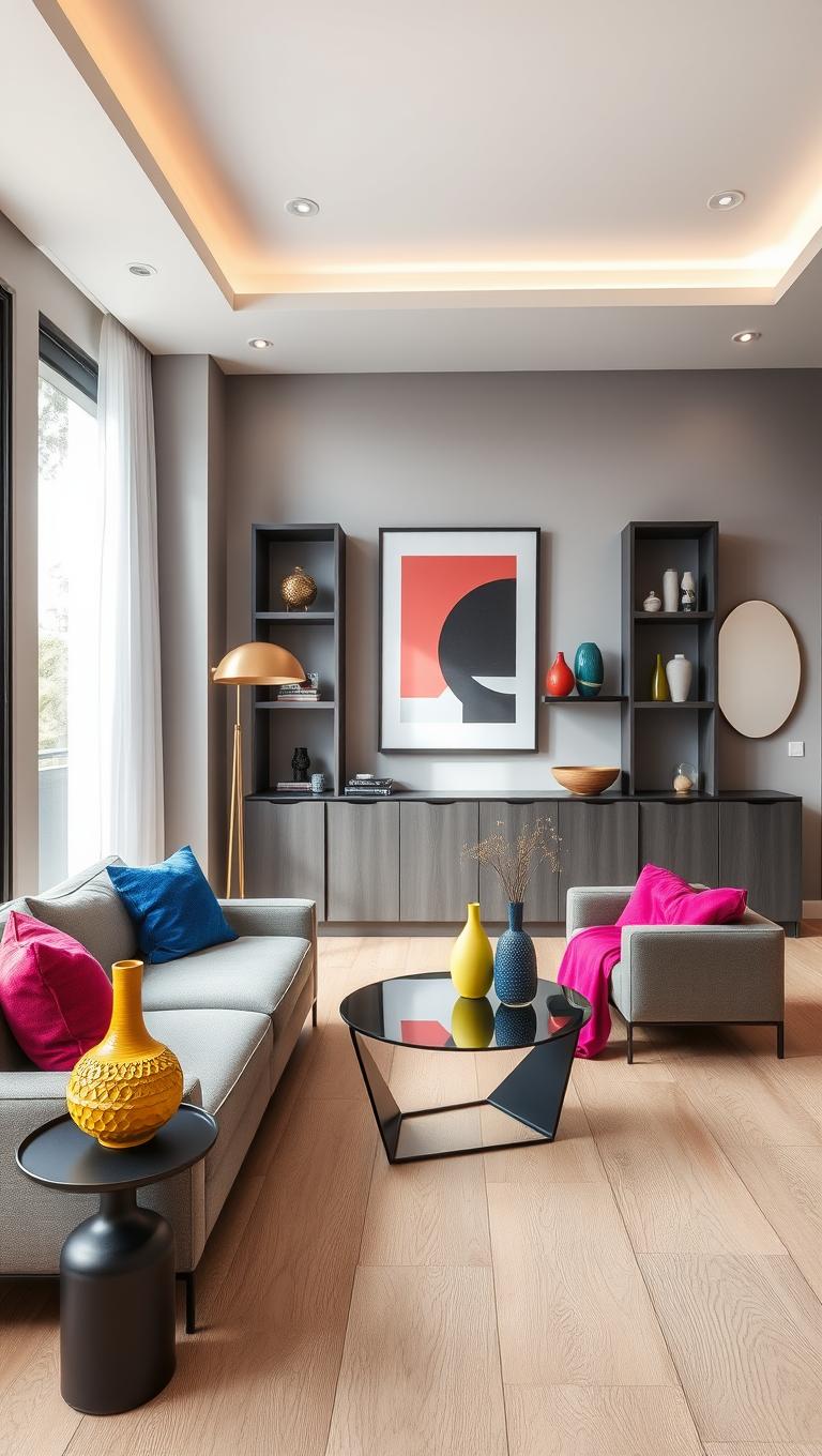 37. Bold color pops in accessories