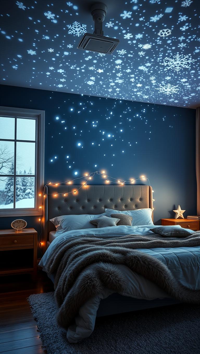 38. Projected Snow Light Show