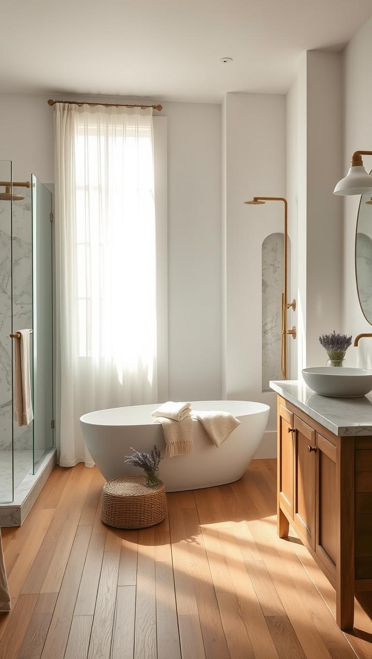 38. Spa Like Bathrooms in a Cottage