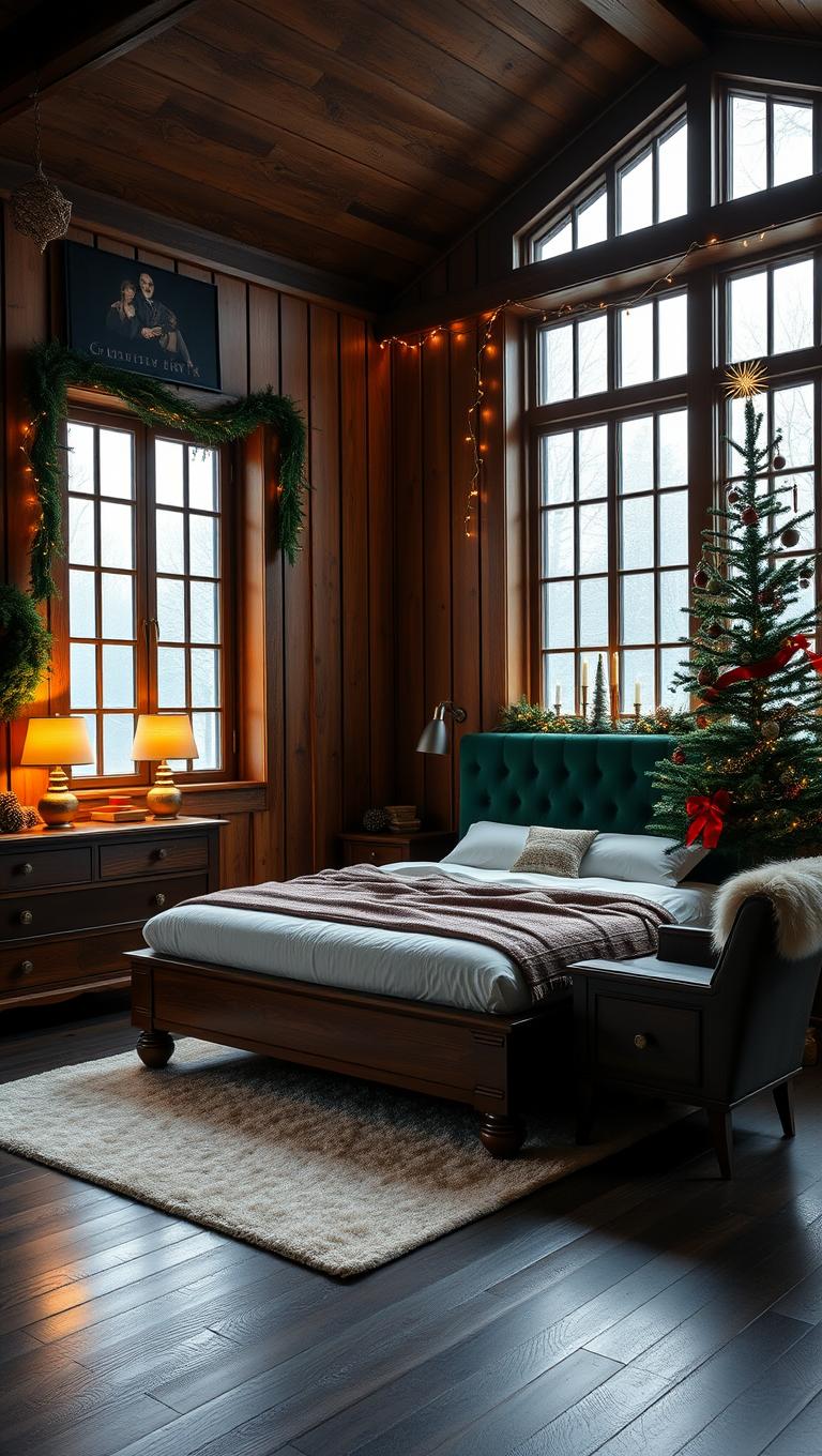 39. Rich timber frames and furniture silhouettes