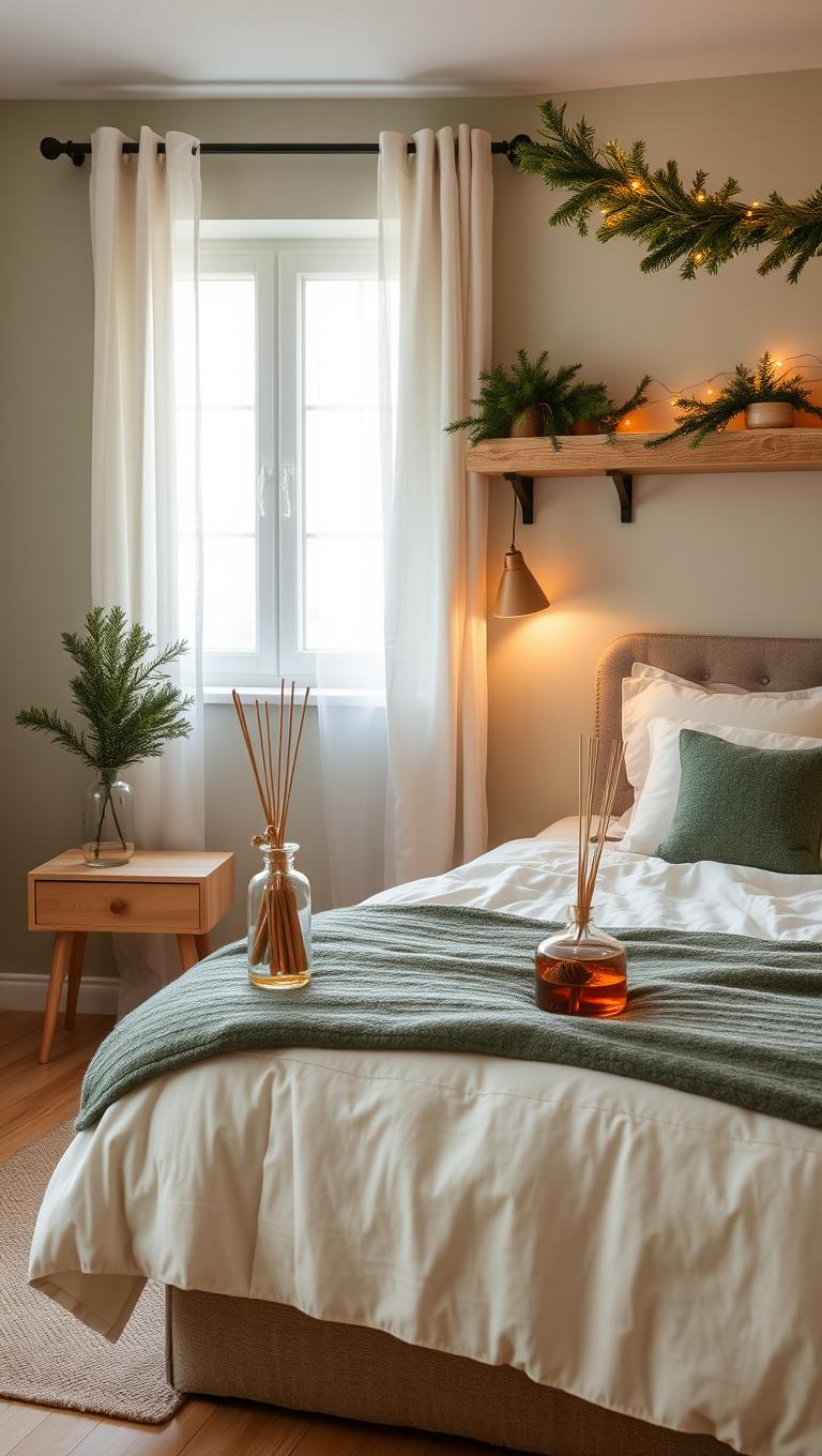 40. Scent diffusers with pine and cinnamon