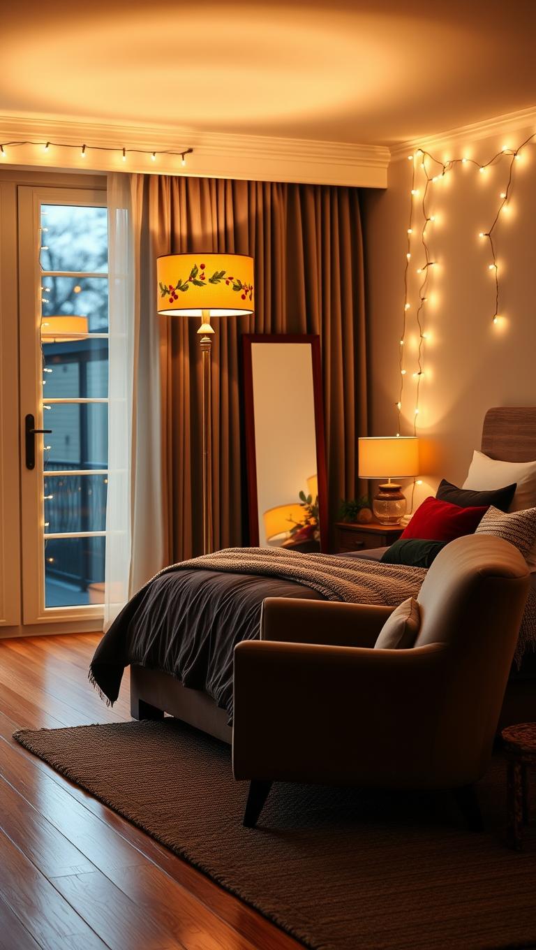 41. Floor Lamp with Festive Shade