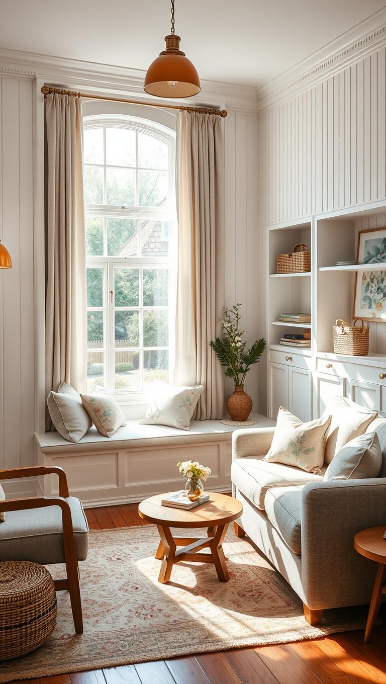 5. Built in Window Seats for Sunlit Comfort