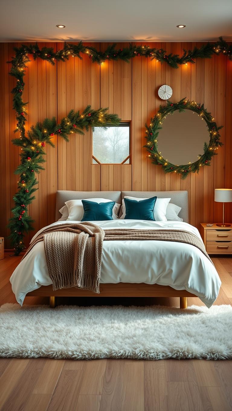 6. Garlands On Door And Mirrors