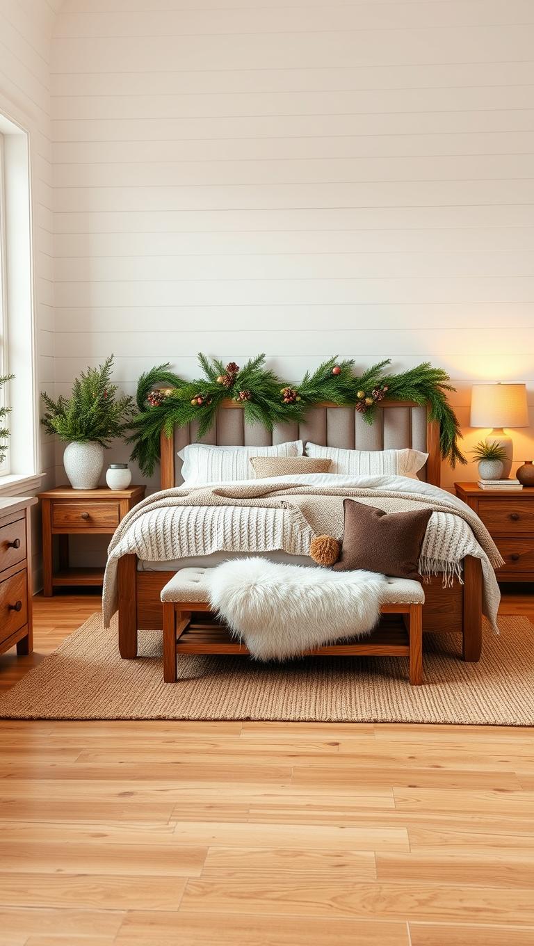 7. Pine Garland and Greenery