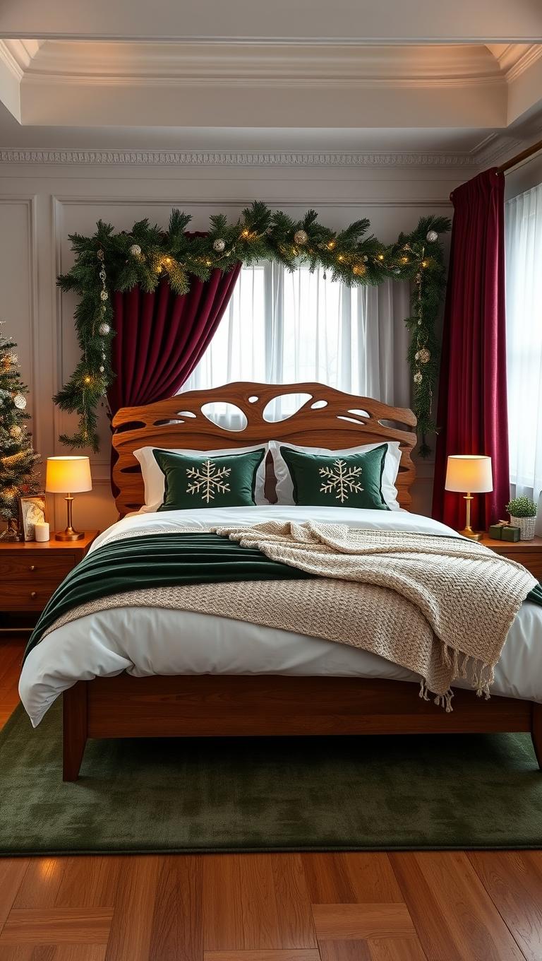 7. Tree Style Headboard Accent