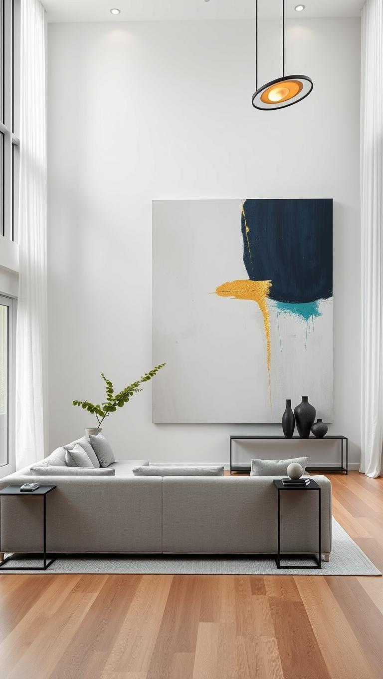 8. Large Scale Artwork as Focal Point