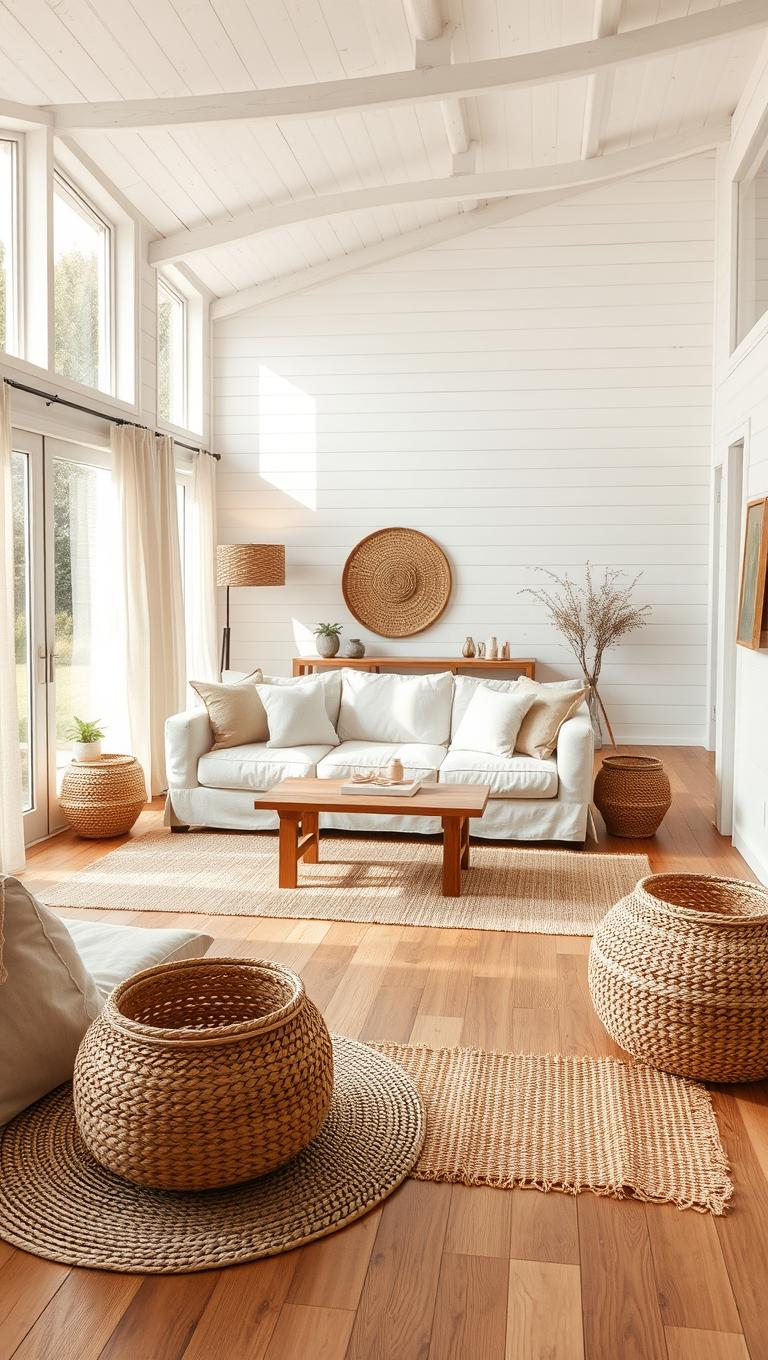 8. Woven Rugs and Natural Fiber Textiles