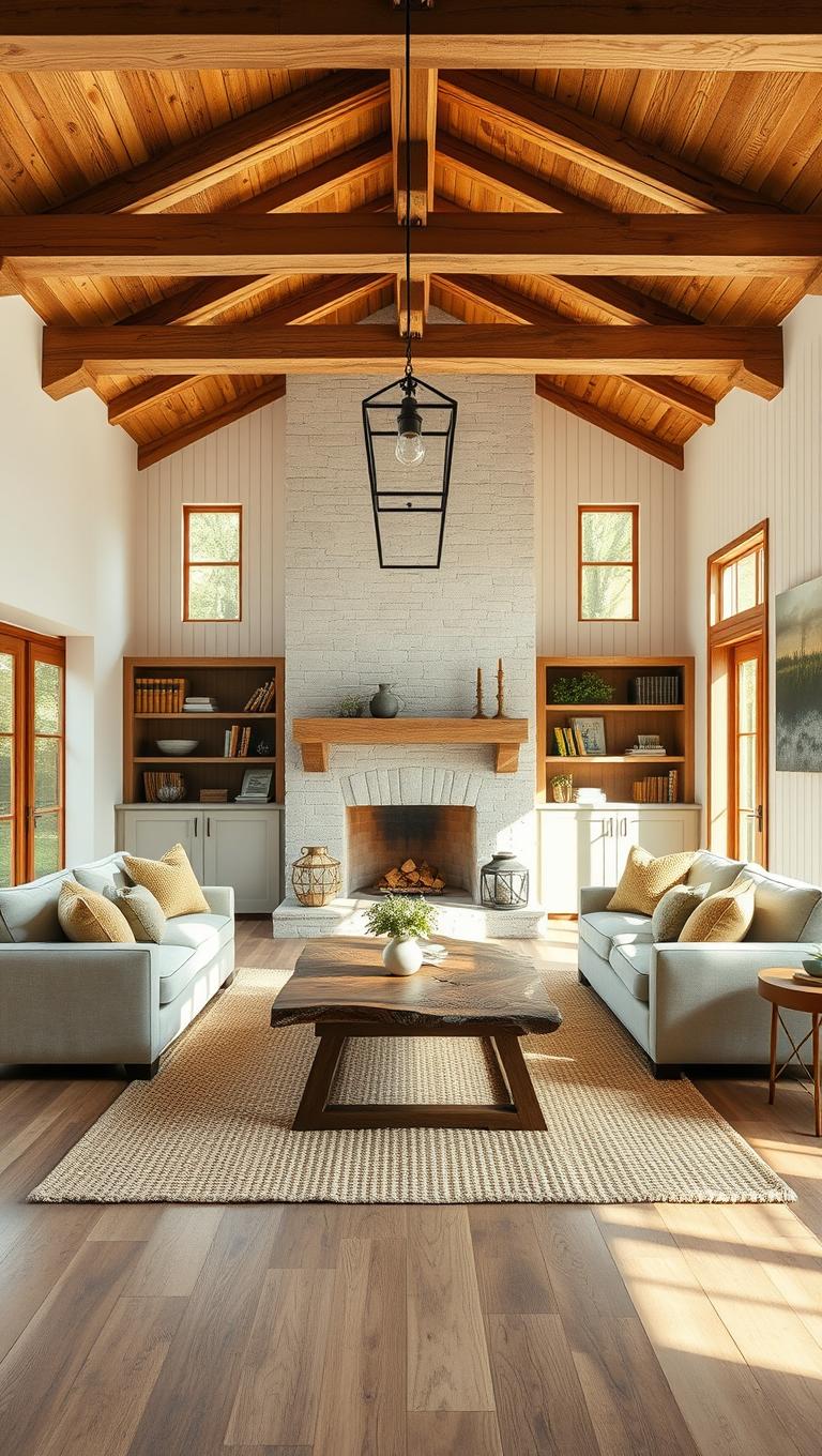 9. Exposed Beams and Rustic Ceilings