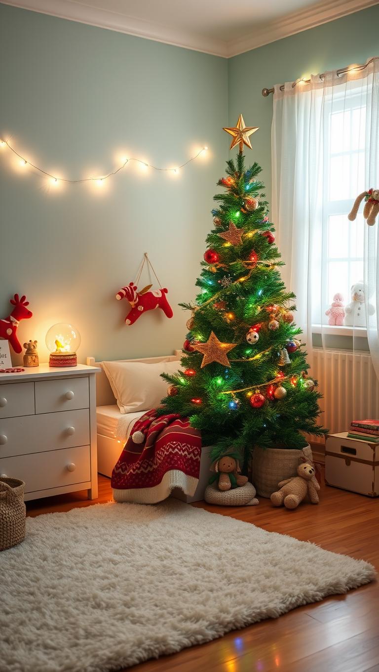 9. Lighted Christmas Tree Feature