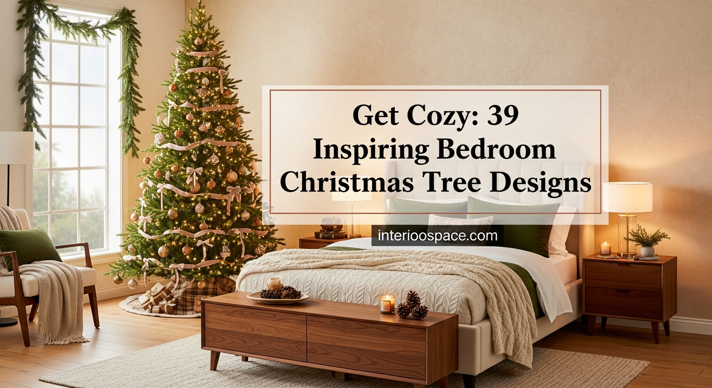 Get Cozy: 39 Inspiring Bedroom Christmas Tree Designs