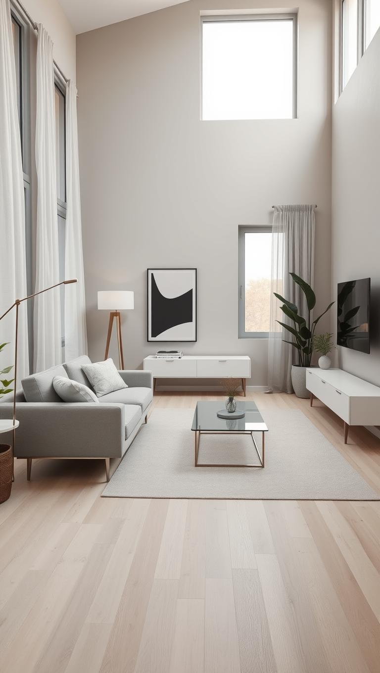 1. Clean Lined Furniture for a Crisp Base