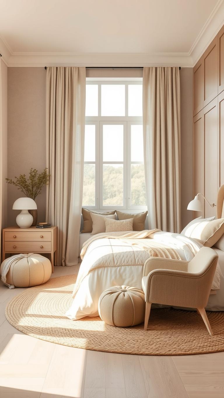 1. Soft Neutral Palette with Layered Textures