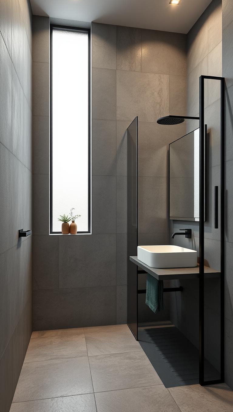 12. Cement or Concrete Look Tiles for Industrial Edge